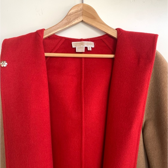 Michael Kors Camel Open Coat - Picture 7 of 15